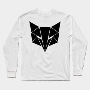 geometric animal, fox of triangles Long Sleeve T-Shirt